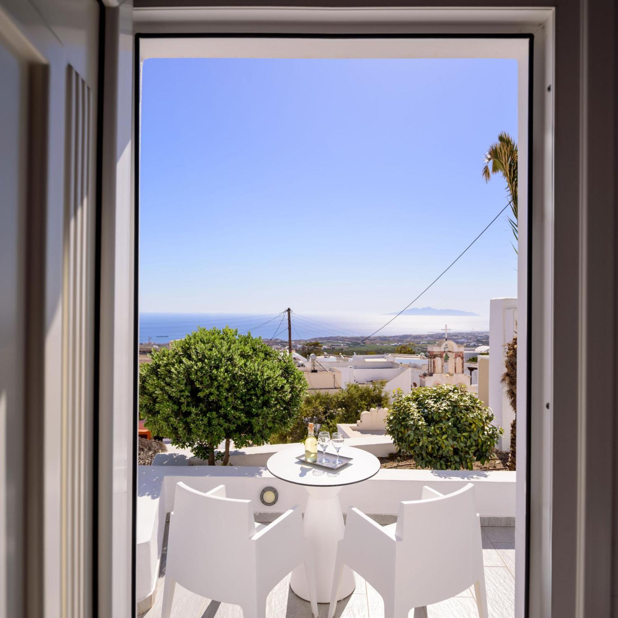 Aigli Villa Fira  Exteriör bild